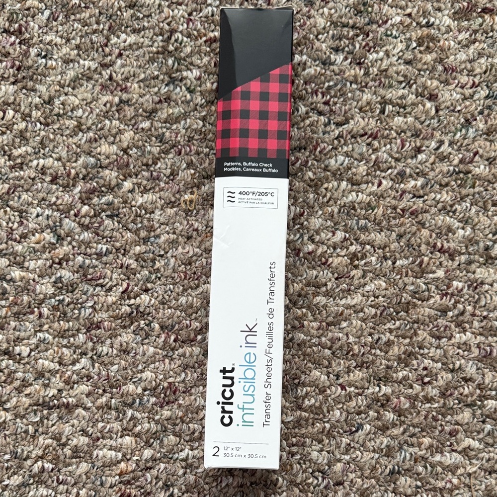 Cricut Infusible Ink Transfer Sheets - Red and Black Buffalo Check